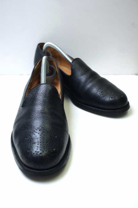 SANDERS （サンダース） MEDALION SLIPPER SHOE　レザーウイングチップシューズ メンズ シューズ
