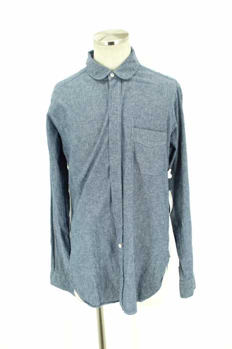 Engineered Garments (エンジニアードガーメンツ) 「ROUND COLLAR SHIRT」ラウンドカラーシャンブレーシャツ メンズ トップス