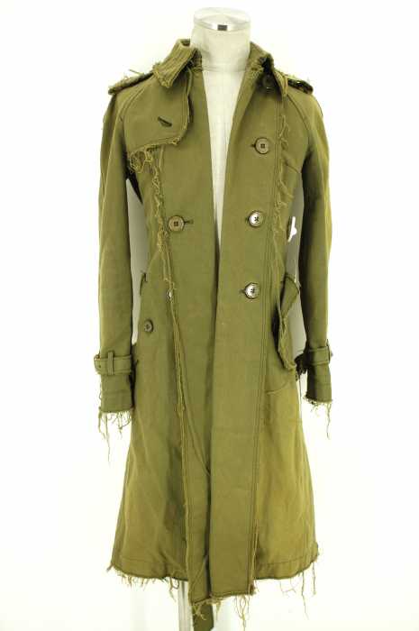 JUNYA WATANABE COMME des GARCONS MAN PINK （ジュンヤワタナベコムデギャルソンマンピンク） AD2003　ほつれデザインデニムコート メンズ アウター