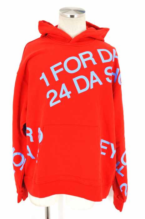 24karats （24カラッツ） 17AW 1 For Da Hoodie プリント メンズ トップス