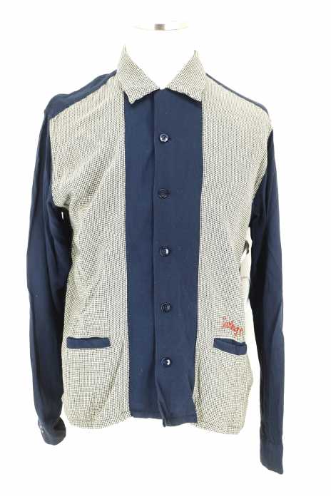 RADIALL (ラディアル) MARK HARMAN open shirts 千鳥切替レーヨンシャツ メンズ トップス