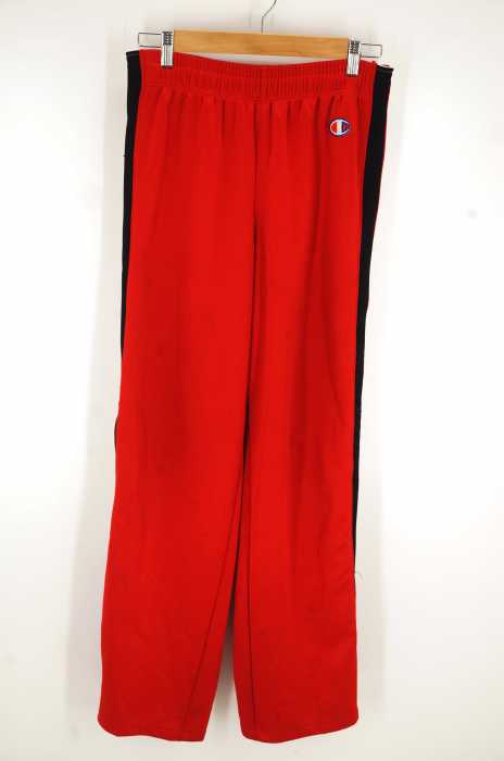 チャンピオン サイドスナップボタン トラックパンツ ジャージ ブラック XL Champion （チャンピオン） スナップボタンサイドラインパンツ