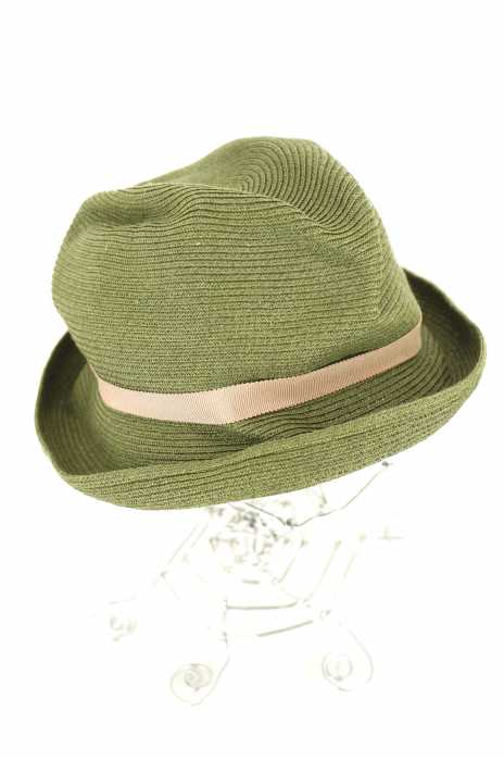 mature ha. （マチュアーハ） BOXED HAT 7cm brim grosgrain ribbon ペーパーハット レディース 帽子