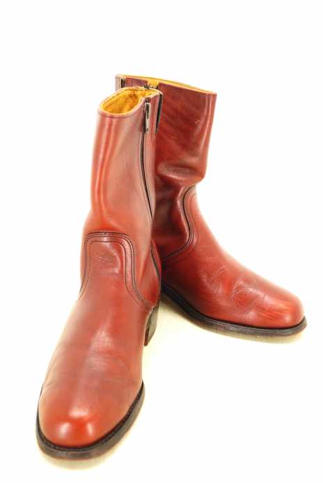 FRYE （フライ） サイドジップ ヒールブーツ メンズ シューズ