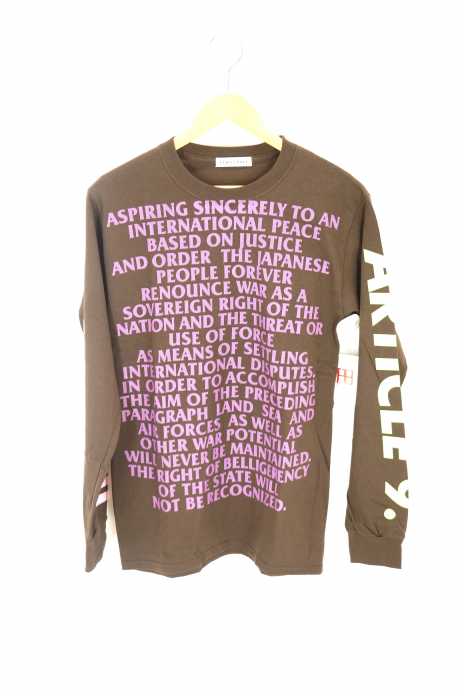 FLAGSTUFF（フラッグスタッフ） article9 L/S Tee  プリントTシャツ メンズ トップス