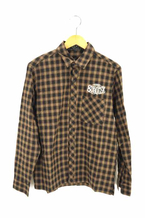Subciety （サブサエティ） チェック柄ボタンシャツ メンズ トップス