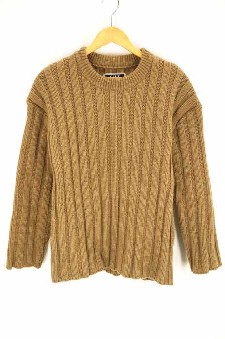 KIIT（キート） 3G BIG RIB P/O KNIT パウダーウール 太リブニット メンズ トップス