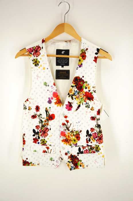 LOVELESS（ラブレス） floral print waistcoat フラワー総柄ジレ 