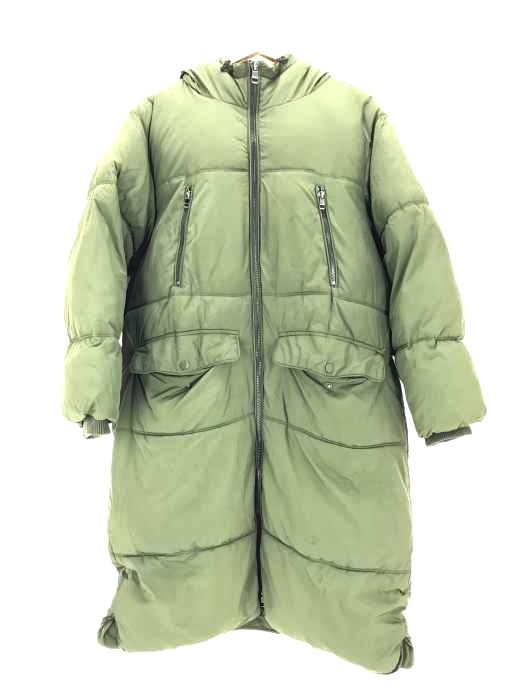 ZARA TRF OUTER WEAR（ザラティーアールエフアウターウェアー） 中綿ロングジャケット レディース アウター