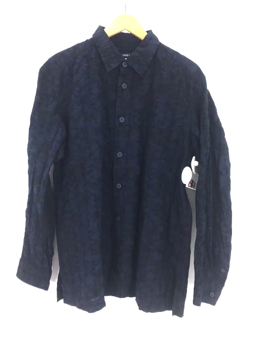 ISSEY MIYAKE MEN（イッセイミヤケメン） シワ加工総柄シャツ メンズ トップス