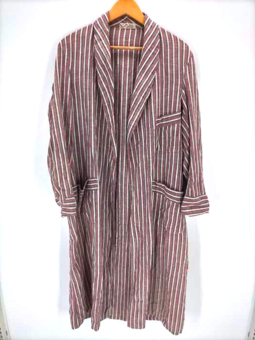 USED古着（ユーズドフルギ） 50S マルチストライプ ガウン メンズ アウター