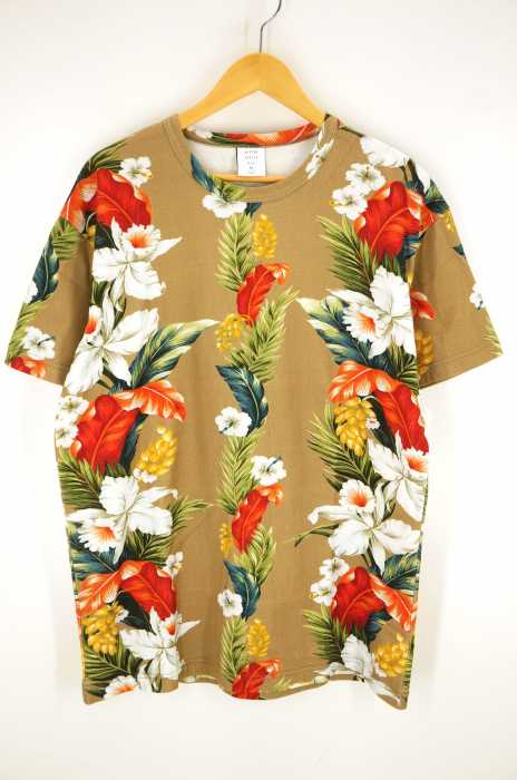 MISTER GENTLE MAN（ミスタージェントルマン） トロピカル柄クルーネックTシャツ メンズ トップス