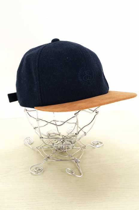 STUSSY （ステューシー） Melton Visor Strapback Cap 刺繍キャップ メンズ 帽子