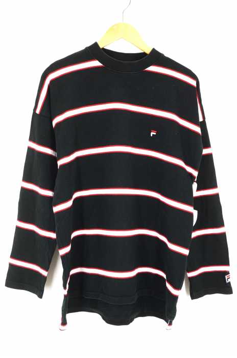 FILA （フィラ） monkey time 別注 BORDER LS/Tシャツ メンズ トップス