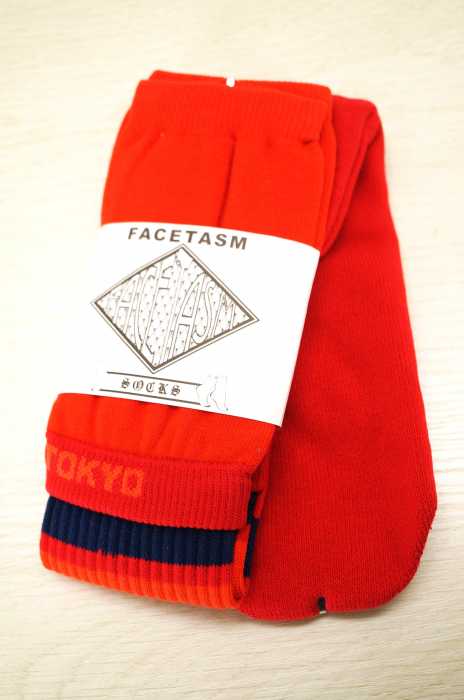 FACETASM (ファセッタズム) LINE SOCKS メンズ ファッション雑貨