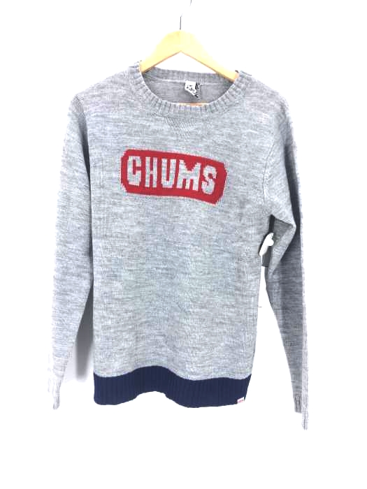 CHUMS(チャムス) ロゴデザイン リブニットセーター メンズ トップス