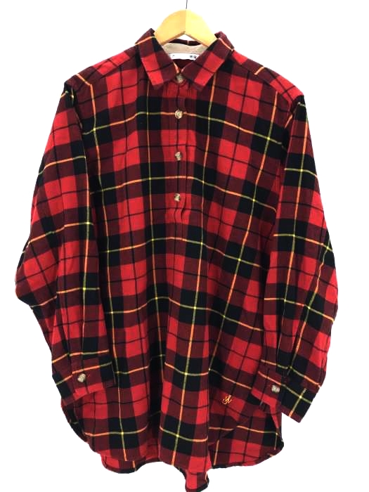 UNIQLO JW ANDERSON（ユニクロ ジェイダブリューアンダーソン） ハーフボタンチェックシャツ レディース トップス