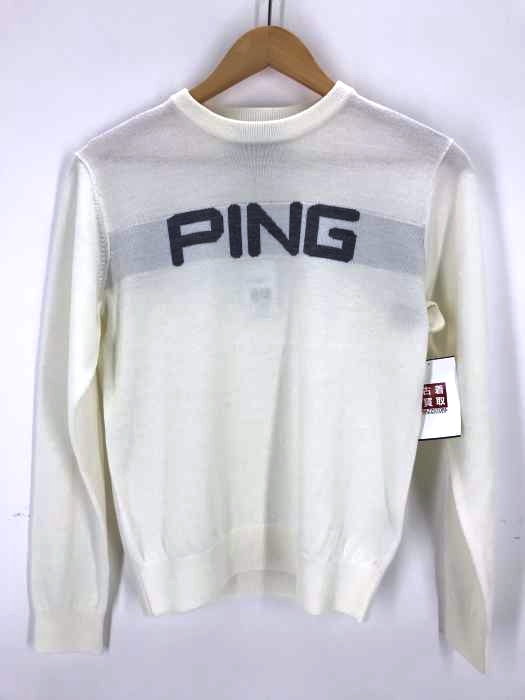 ping(ピン) クルーネックニットプルオーバー レディース トップス
