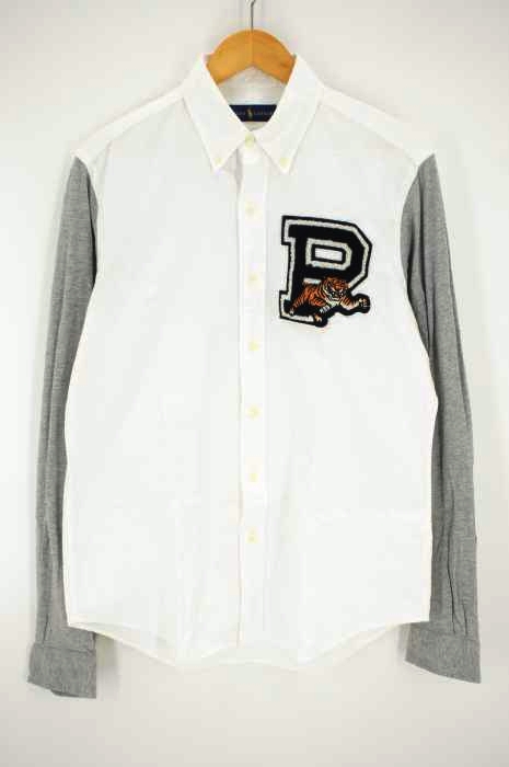 RALPH LAUREN（ラルフローレン） Classic Fit Jersey-Sleeve Oxford Shirt メンズ トップス