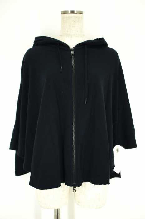 Y-3 (ワイスリー) Pique Oversize Hooded Poncho ポンチョ型変形パーカー レディース トップス
