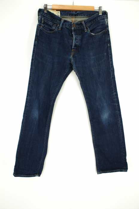 Abercrombie & Fitch (アバクロンビーアンドフィッチ) ボタンフライデニムパンツ メンズ パンツ