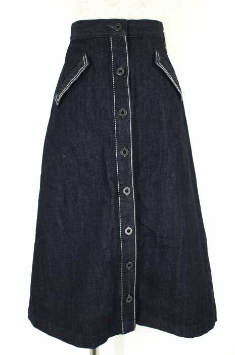 moussy (マウジー) Thick stitch A-line DENIM SK デニムスカート レディース スカート