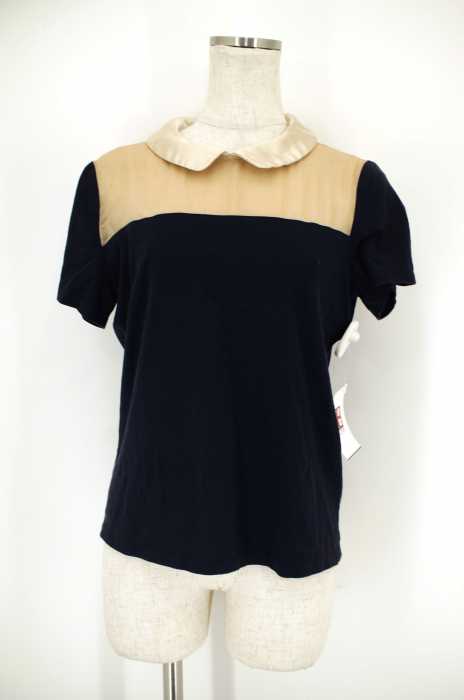 UNDERCOVER （アンダーカバー） 襟付きシースルー切替Tシャツ レディース トップス