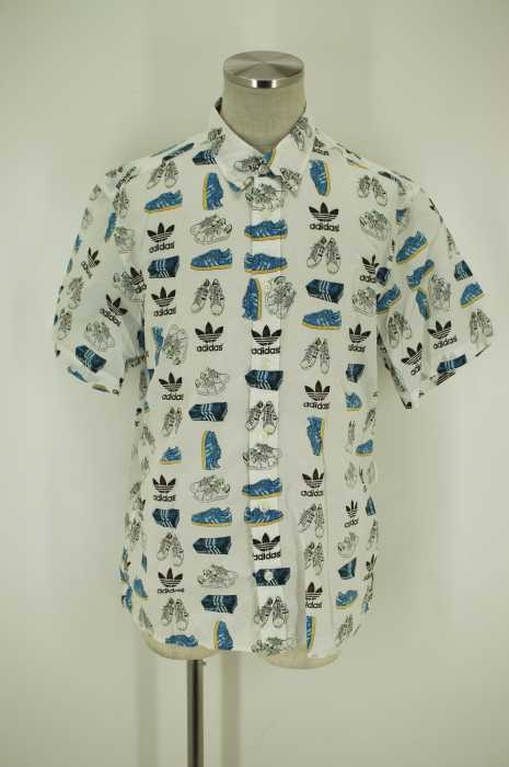 adidas （アディダス） 総柄半袖シャツ メンズ トップス