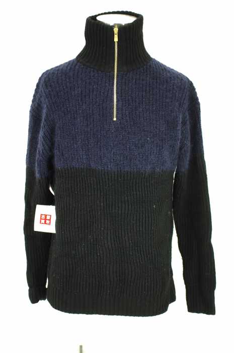 ABAHOUSE （アバハウス） ジップアッププルオーバーモヘアニット メンズ トップス