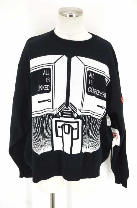 C.E (シーイー) MD LINKED KNIT グラフィック メンズ トップス