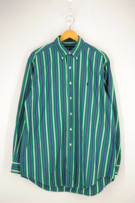 RALPH LAUREN （ラルフローレン） CLASSIC FIT マルチストライプ ボタンダウン メンズ トップス