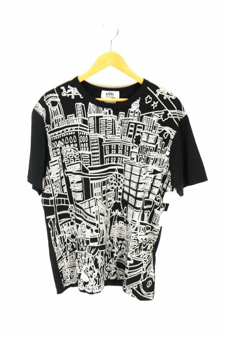 eYe JUNYA WATANABE COMME des GARCONS MAN（アイジュンヤワタナベコムデギャルソンマン） AD2017 18SS カットソー Tシャツ プリント メンズ トップス