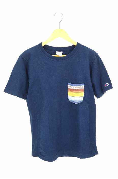 Champion （チャンピオン） REVERSEWEAVE T-SHIRT カモ柄ポケット付リバースウィーブTシャツ メンズ トップス