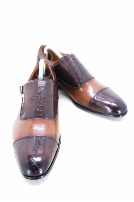 Berluti（ベルルッティ） CARLO カリグラフィーシングルモンクストラップ メンズ シューズ