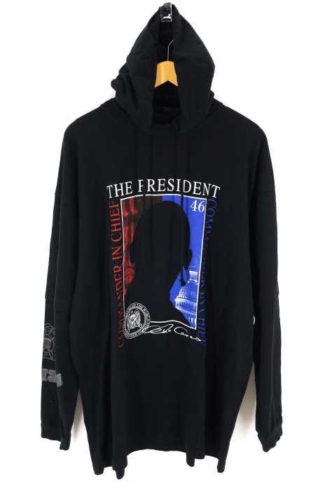 VETEMENTS（ヴェトモン ） PRESIDENT JERSEY HOODIE メンズ トップス