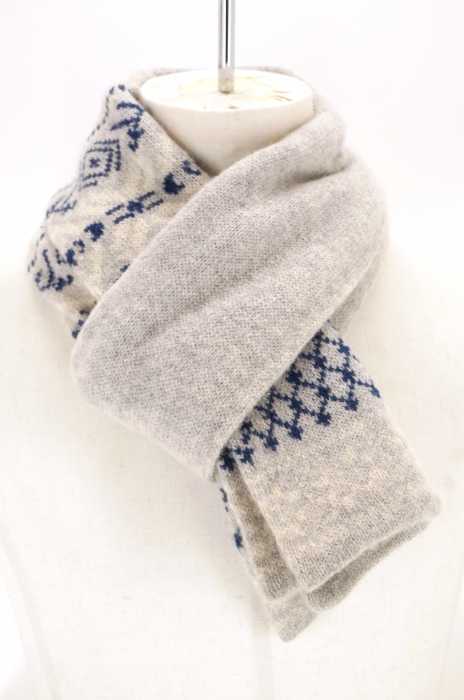 INVERALLAN（インバーアラン） ウールニットマフラー メンズ ファッション雑貨