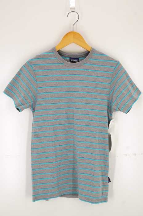 patagonia（パタゴニア） ボーダークルーネックTシャツ メンズ トップス