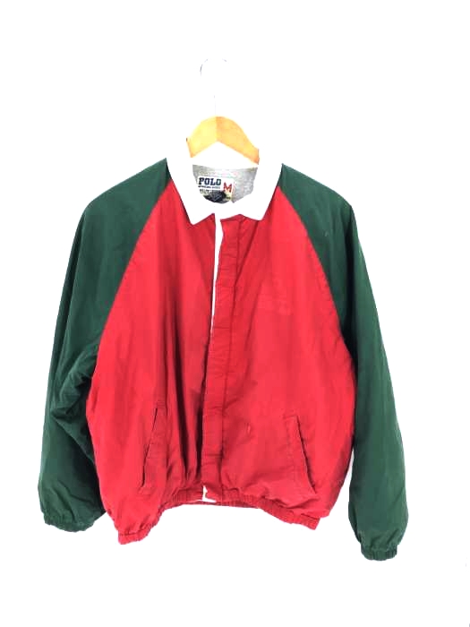 POLO SPORT RALPH LAUREN（ポロスポーツラルフローレン） 90s 裏起毛比翼ブルゾンジャケット メンズ アウター