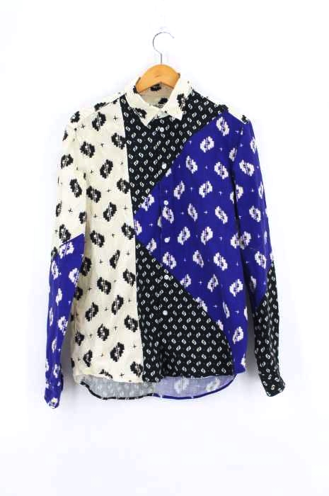 KENZO（ケンゾー） Ikat K Patchwork Overshirt メンズ トップス