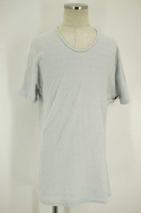 OURET (オーレット) 15SS UネックプレイドTシャツ メンズ トップス