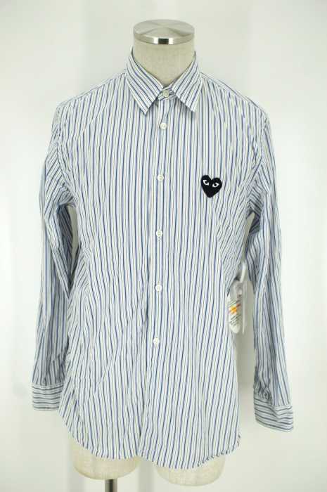 PLAY COMME des GARCONS （プレイコムデギャルソン） AD2015 ストライプシャツ メンズ トップス