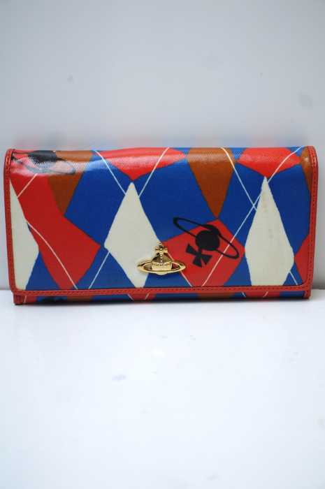 Vivienne Westwood LONDON （ヴィヴィアンウエストウッド ロンドン） プリント　長財布 レディース 財布・ケース