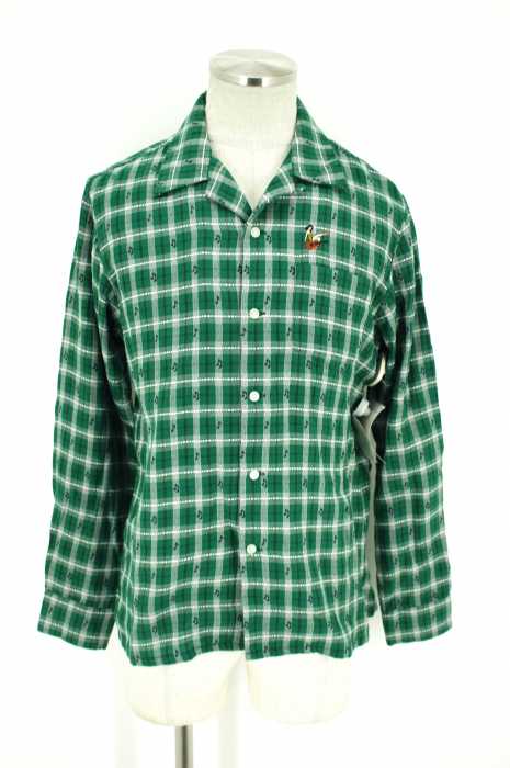HYSTERIC GLAMOUR (ヒステリックグラマー) 16AW オープンカラーチェックシャツ メンズ トップス