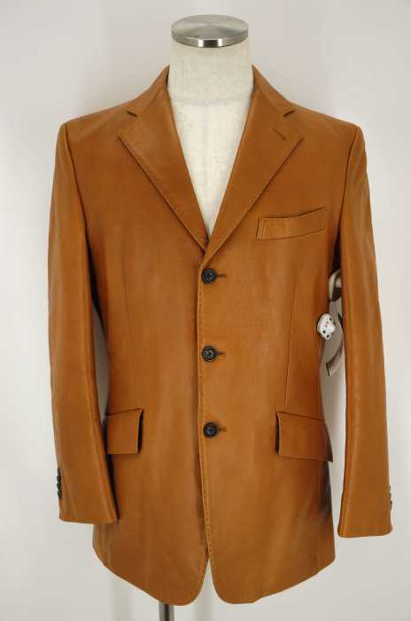 Paul Smith COLLECTION （ポールスミスコレクション） 3B レザー テーラードジャケット メンズ アウター