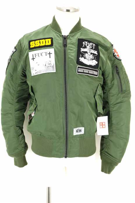 fuct （ファクト） MA-1 ワッペン刺繍ブルゾン メンズ アウター