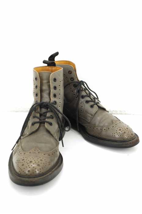 Tricker's × Paul Smith(トリッカーズ ポールスミス) ウイングチップカントリーブーツ メンズ シューズ
