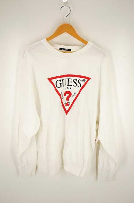 GUESS(ゲス) プリント ロンT カットソー 長袖 ビッグサイズ メンズ トップス