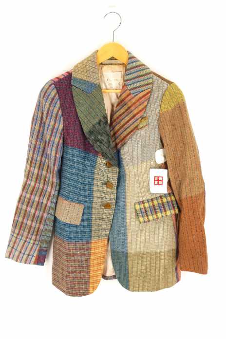 Vivienne Westwood （ヴィヴィアンウエストウッド） GOLD LABEL ブランケットツイードジャケット レディース アウター