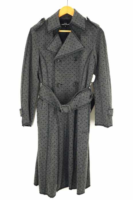tricot COMME des GARCONS （トリココムデギャルソン） AD2003 ドット柄ウールロングコート レディース アウター