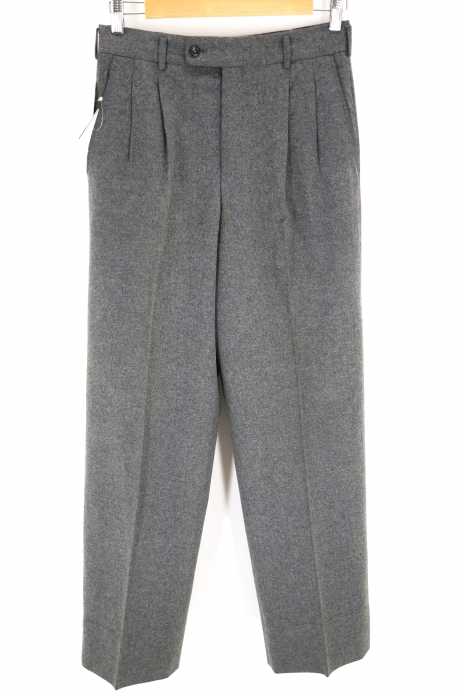 COMME des GARCONS HOMME (コムデギャルソンオム) 80S 2タックウールメルトンスラックス メンズ パンツ